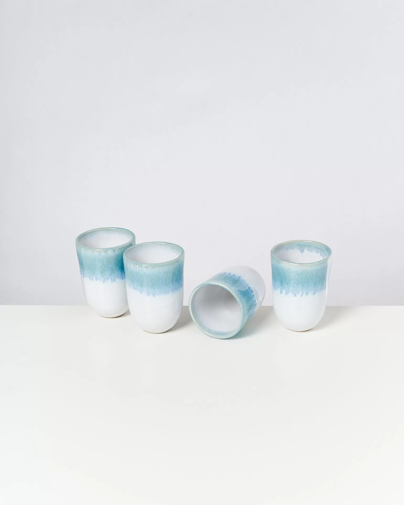 Hot Motel a Miio Alcachofra - Set Of 4 Cups Big Greenblue green Blue