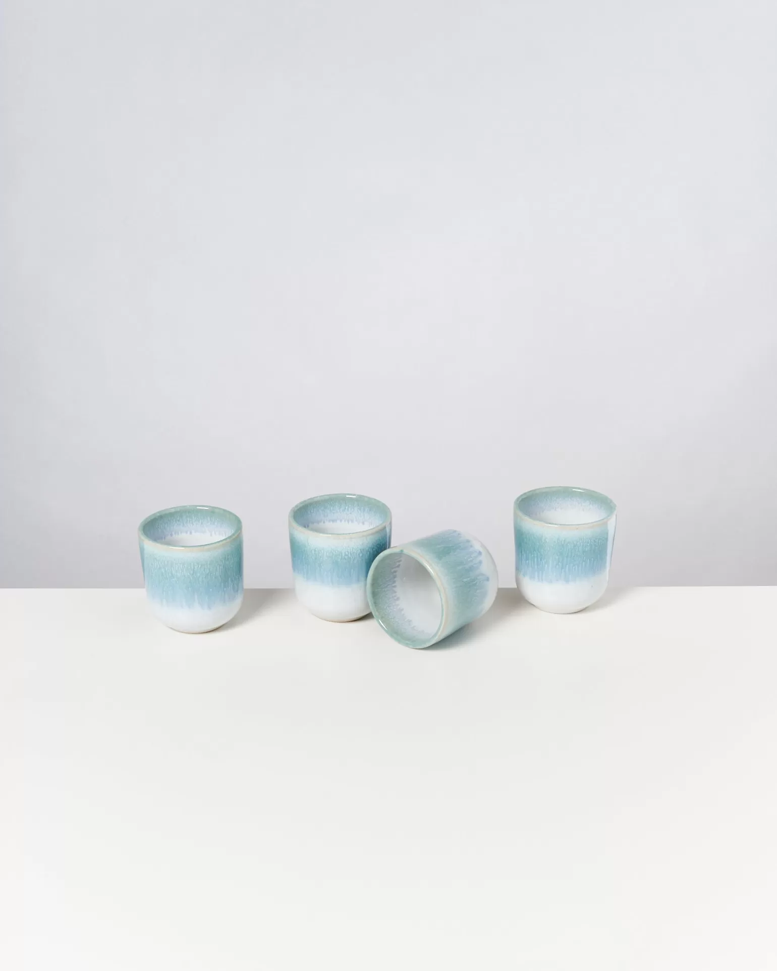 Sale Motel a Miio Alcachofra - Set Of 4 Cups Small Greenblue green Blue