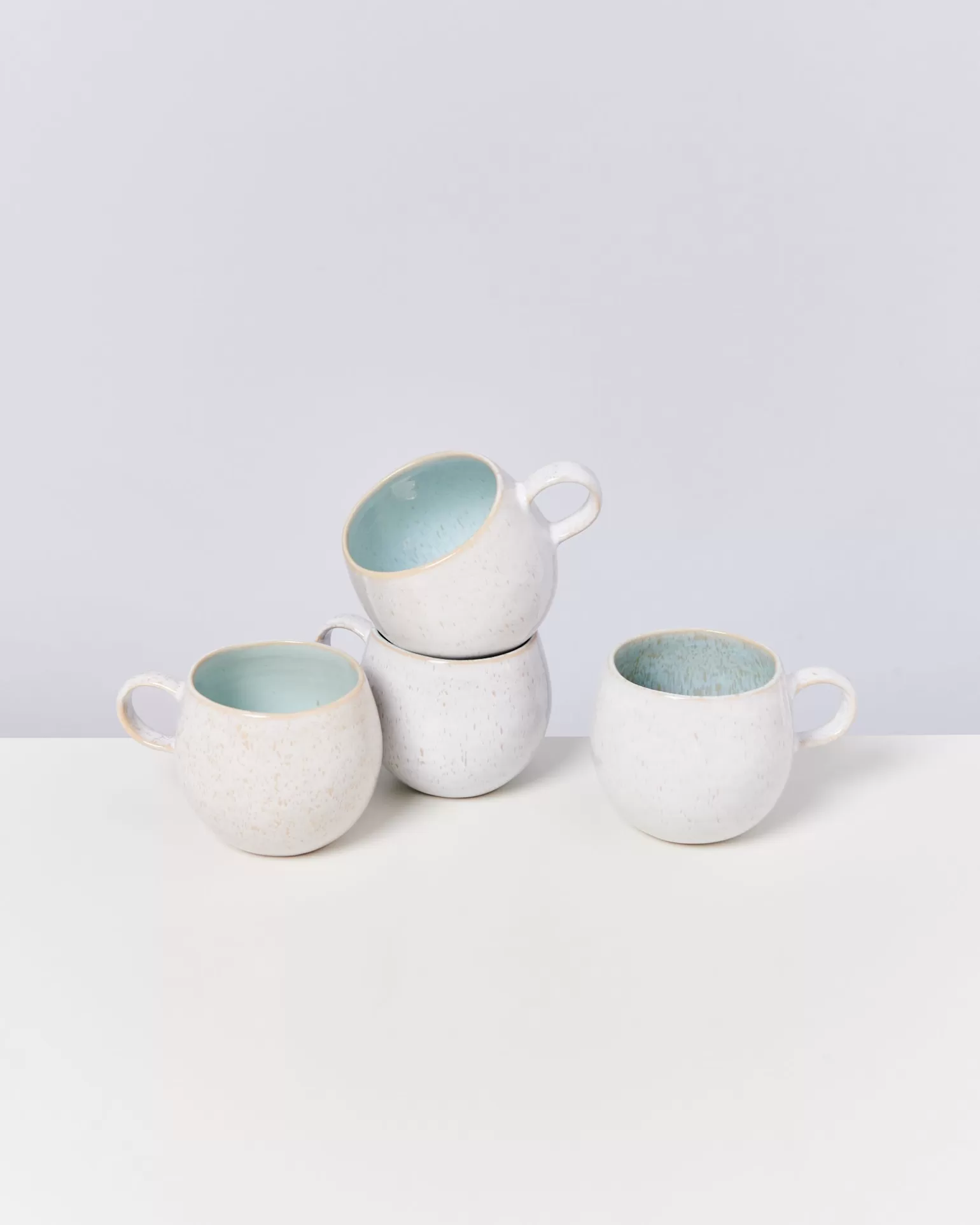 Shop Motel a Miio Areia - Set Of 4 Mugs Big azure