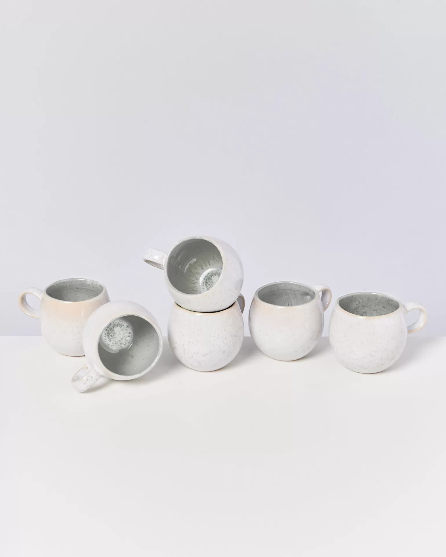 Discount Motel a Miio Areia - Set Of 6 Mugs Small Grey Gray