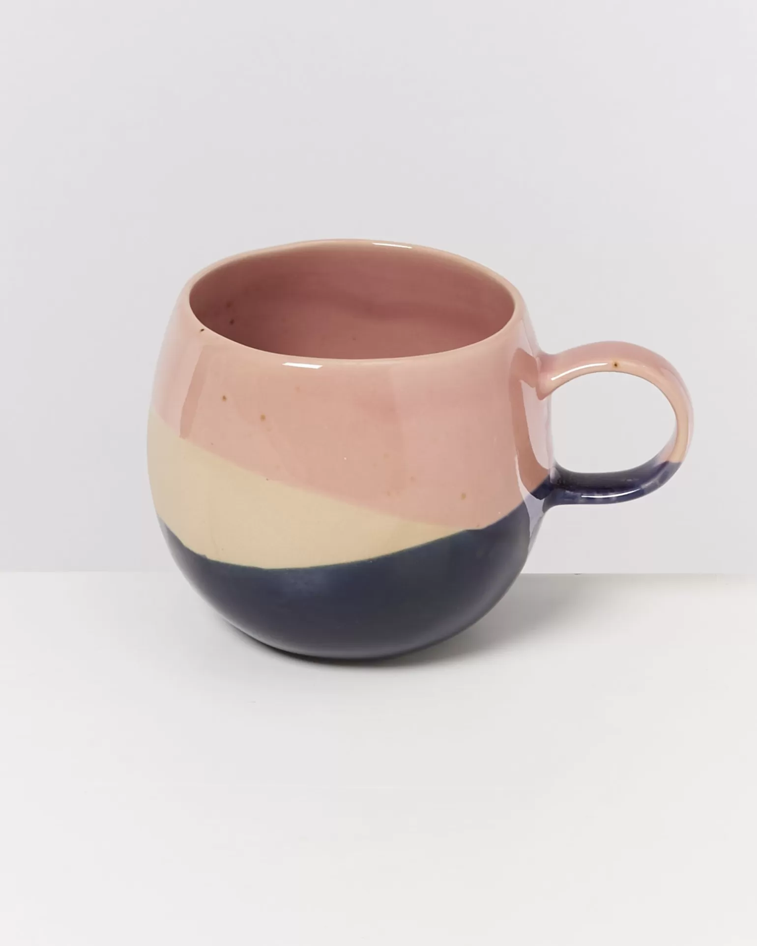 Shop Motel a Miio Bica - Mug Big Navy / Pink pink navy cream