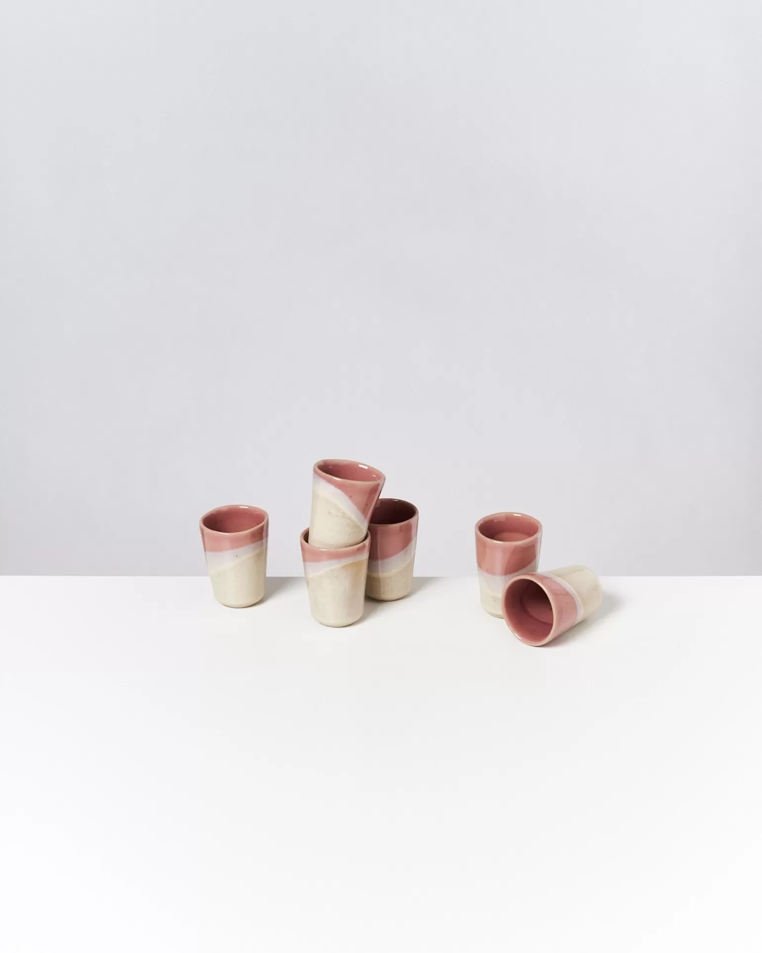 New Motel a Miio Bica - Set Of 6 Espressocups pink cream