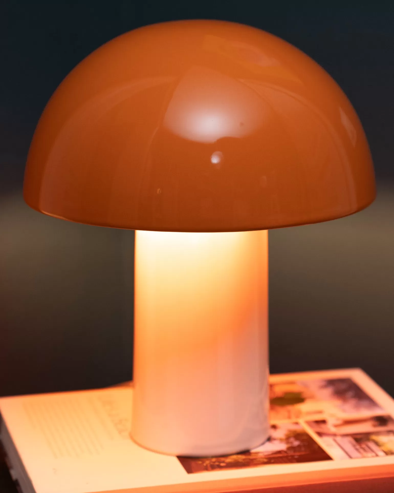 Hot Motel a Miio Cogumelo - Ceramic Lamp orange sand