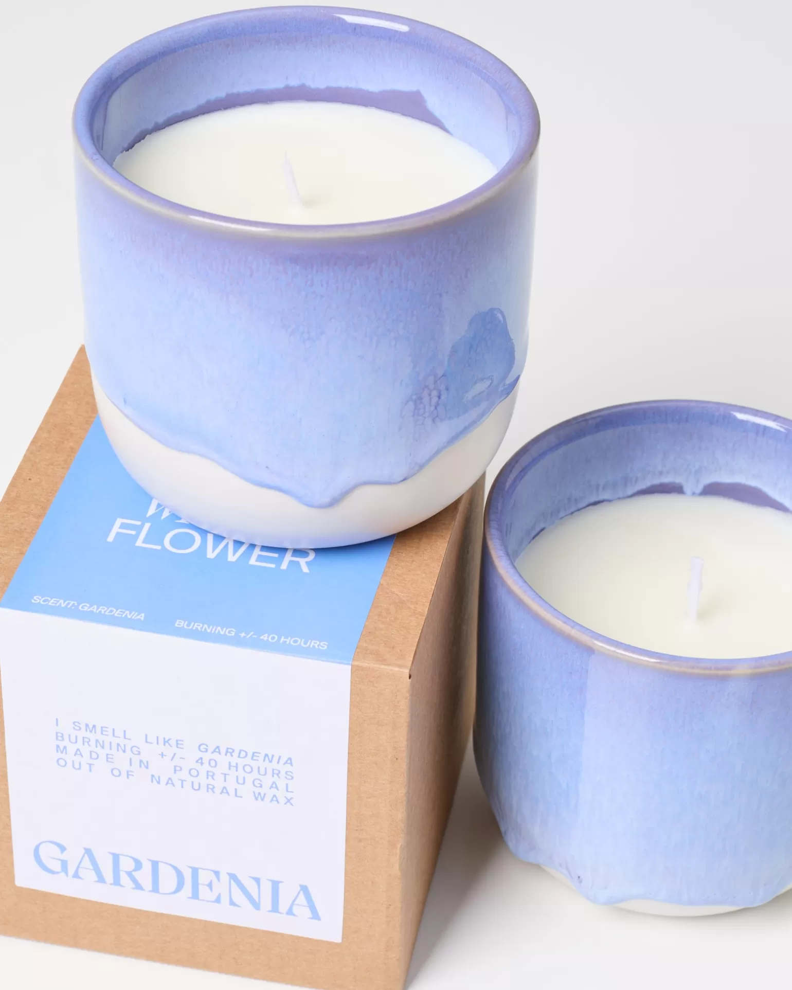 New Motel a Miio Coimbra - Scented Candle "Gardenia" cornflower