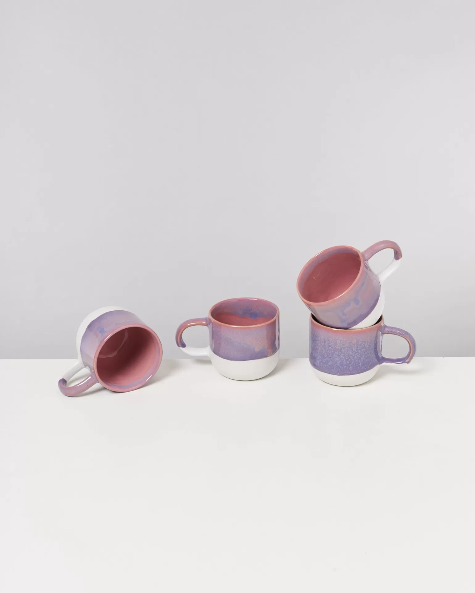 Best Sale Motel a Miio Coimbra - Set Of 4 Mugs Big Lilac Pink lila rosa