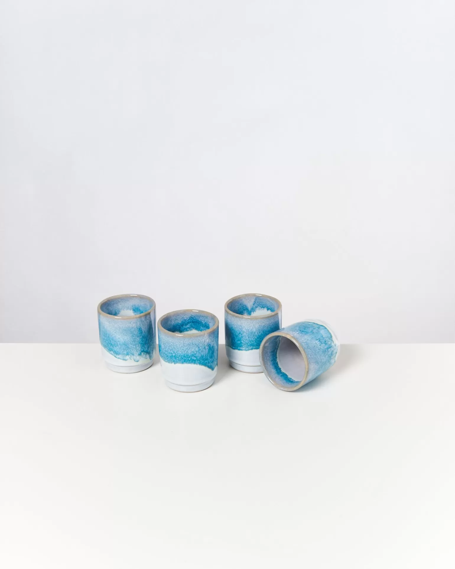 Hot Motel a Miio Cordoama - Set Of 4 Cups aqua