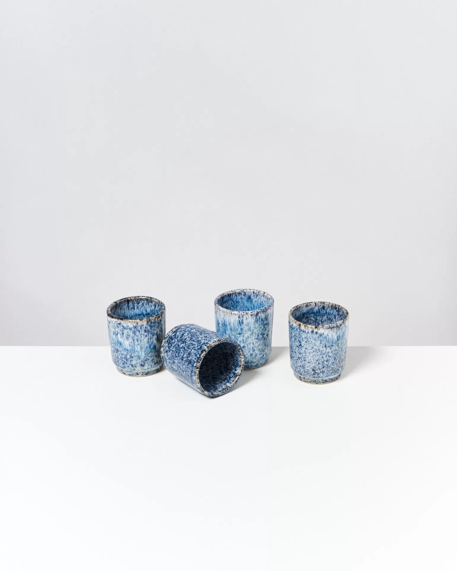 Online Motel a Miio Cordoama - Set Of 4 Cups Blue Speckled speckled blue