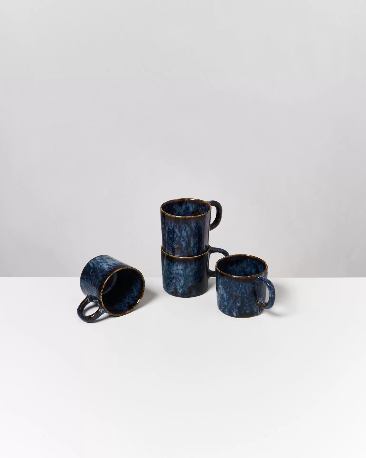 Best Sale Motel a Miio Cordoama - Set Of 4 Mugs Small Darkblue dark blue