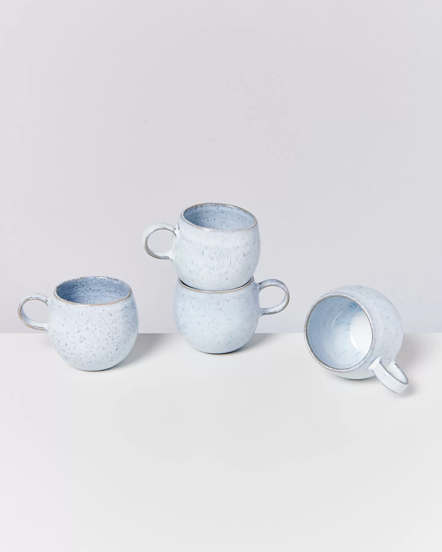 Online Motel a Miio Frio - Set Of 4 Mugs Big blau weiß