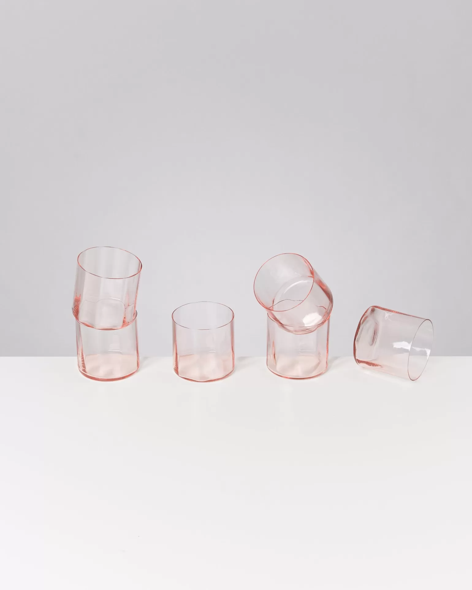 Store Motel a Miio Joia - Set Of 6 Glasses Flower pink opal