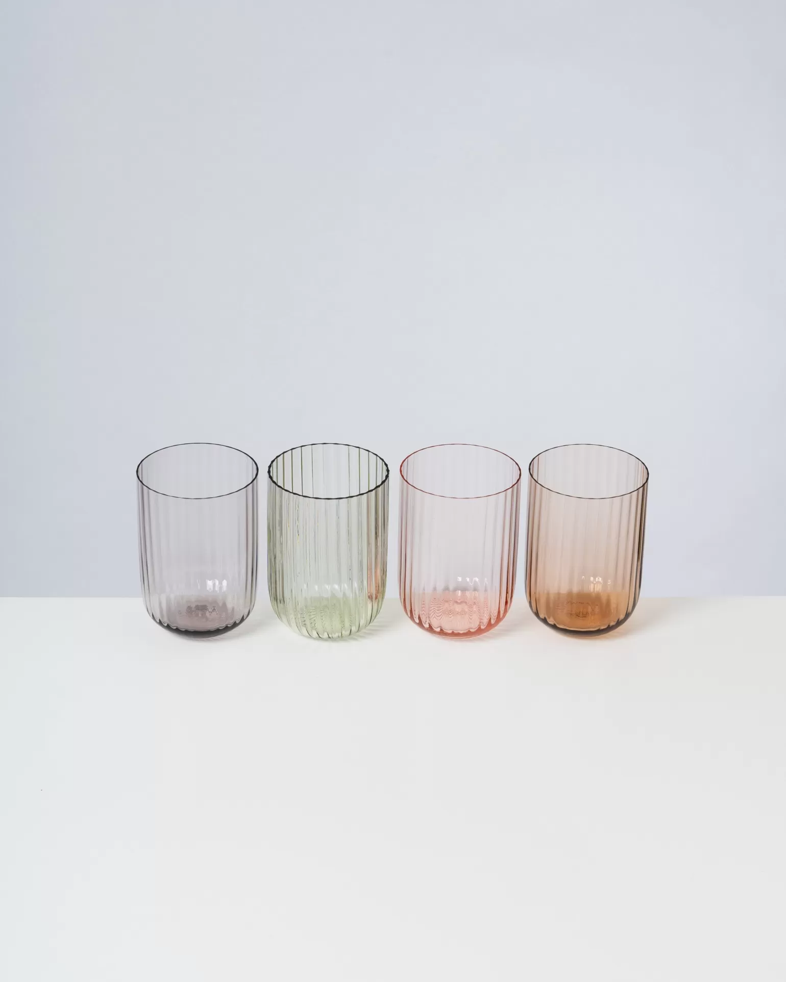 Flash Sale Motel a Miio Joia - Set Of 4 Glasses Riffled mix