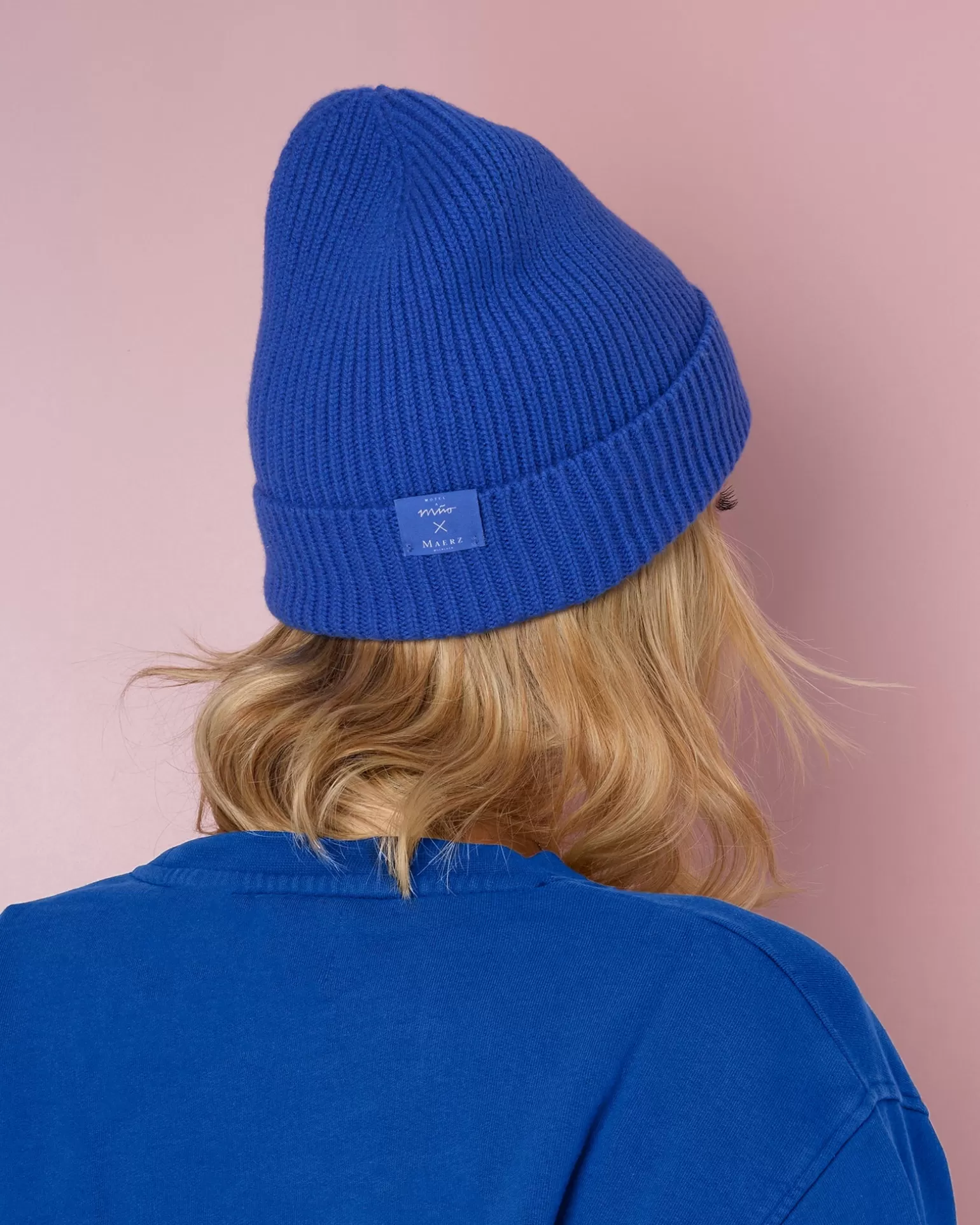 Flash Sale Motel a Miio X MAERZ Muenchen Beanie Blue