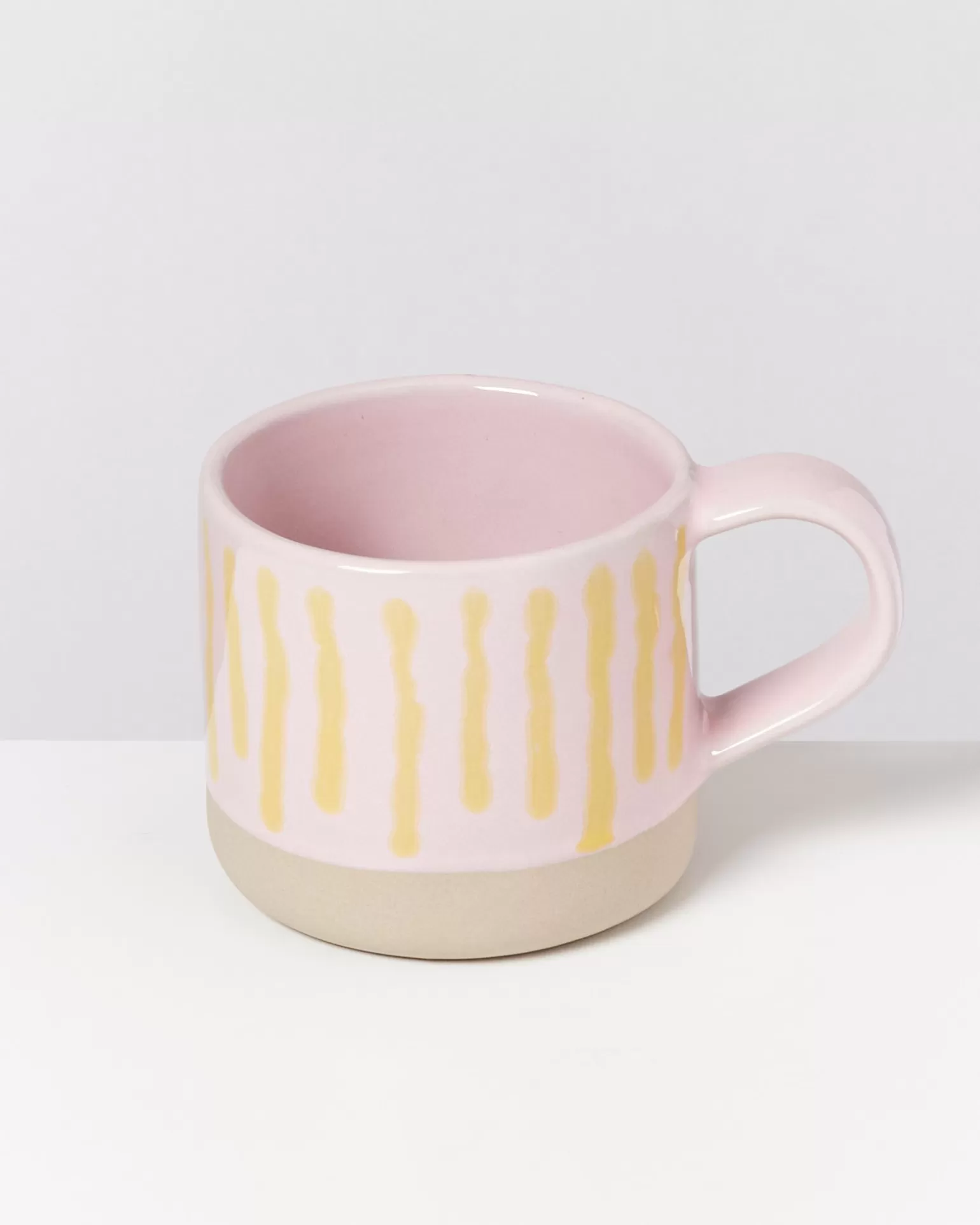 Clearance Motel a Miio Nódoa - Mug pink yellow striped