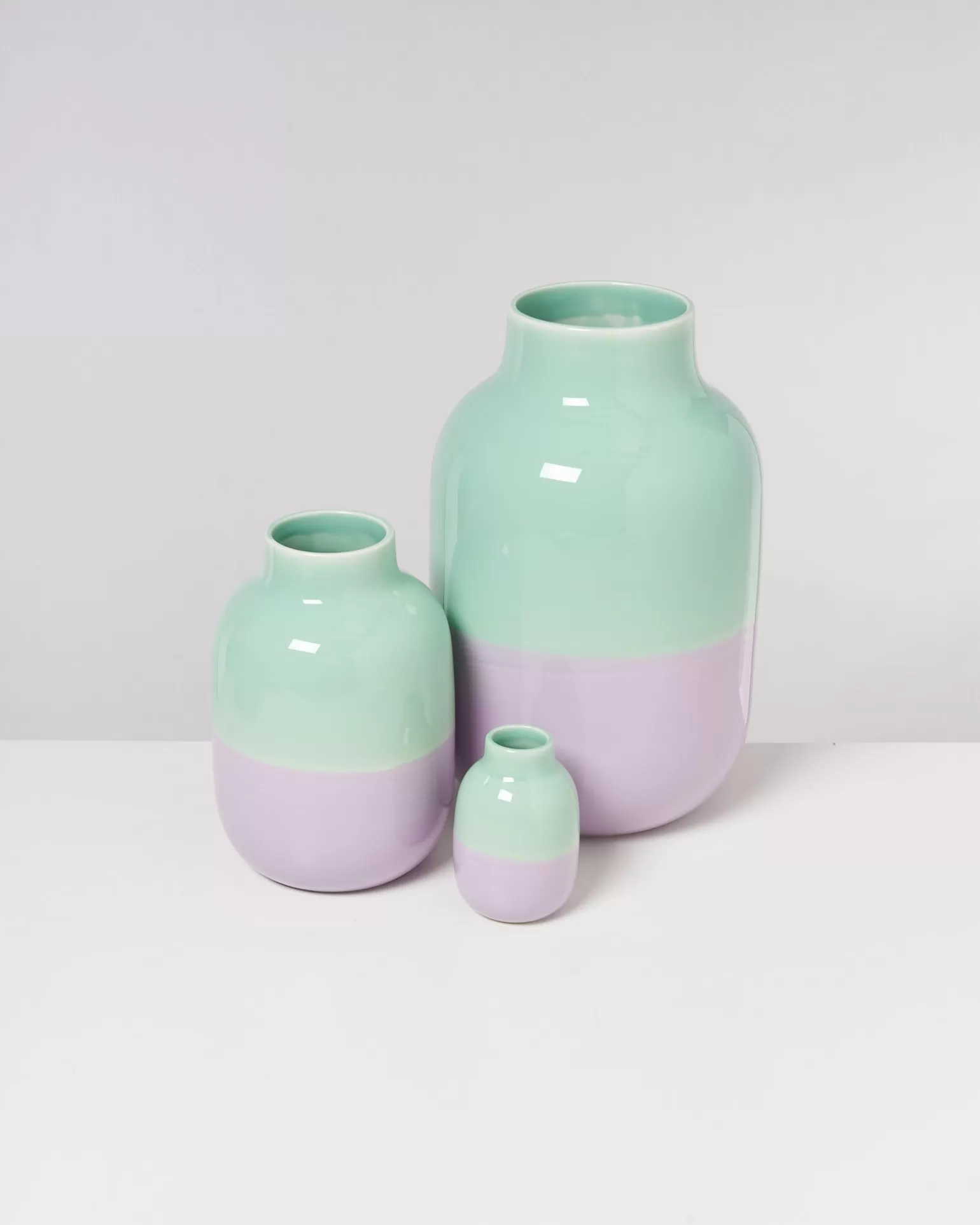 Cheap Motel a Miio Nuno Vase L - Mint Lilac pastel mint purple