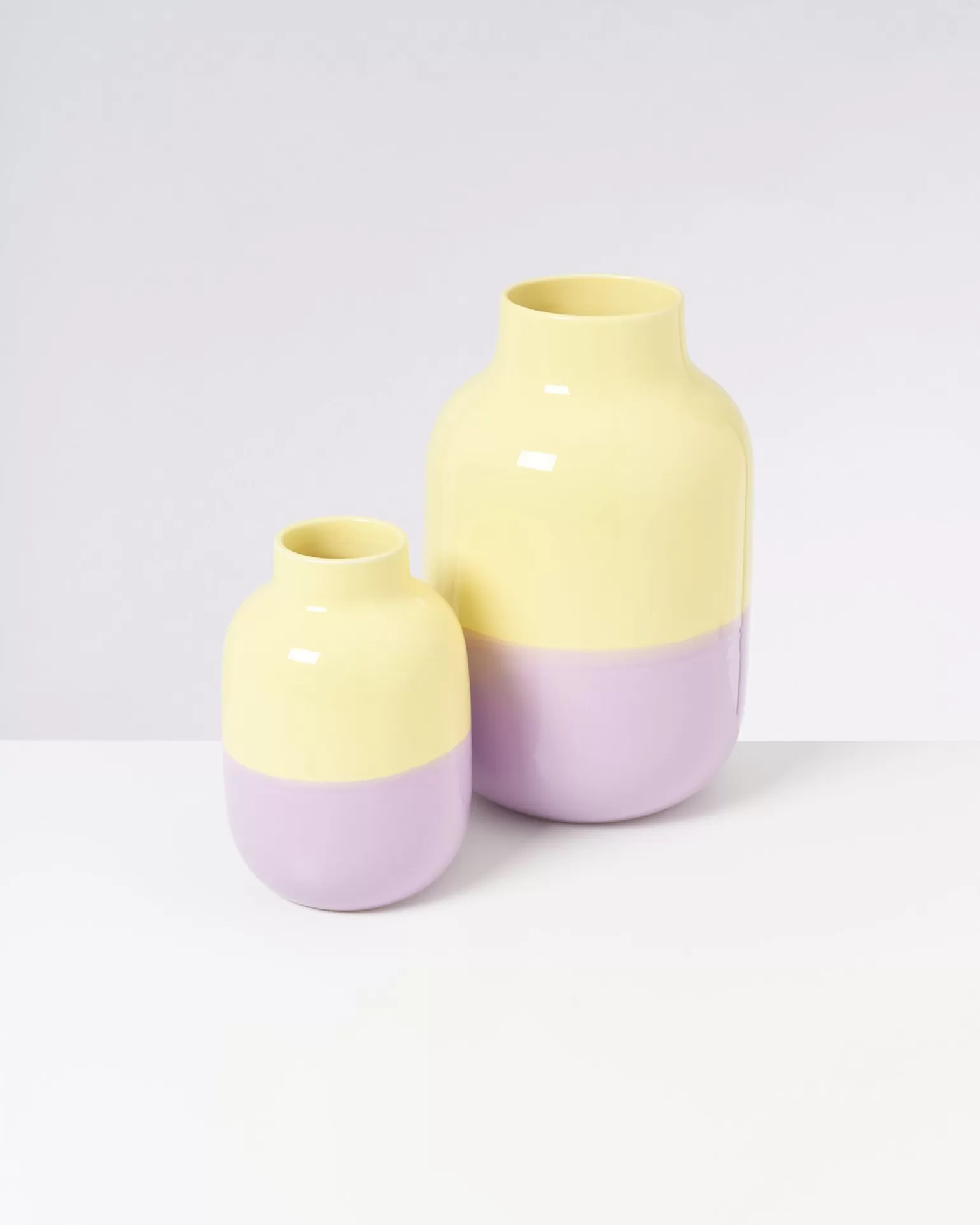 New Motel a Miio Nuno Vase M - Yellow Lilac yellow purple