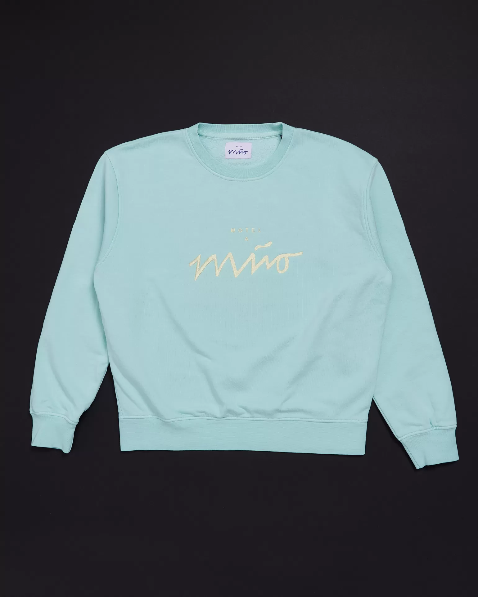 Outlet Motel a Miio Sweatshirt Women Aqua Yellow mint gelb