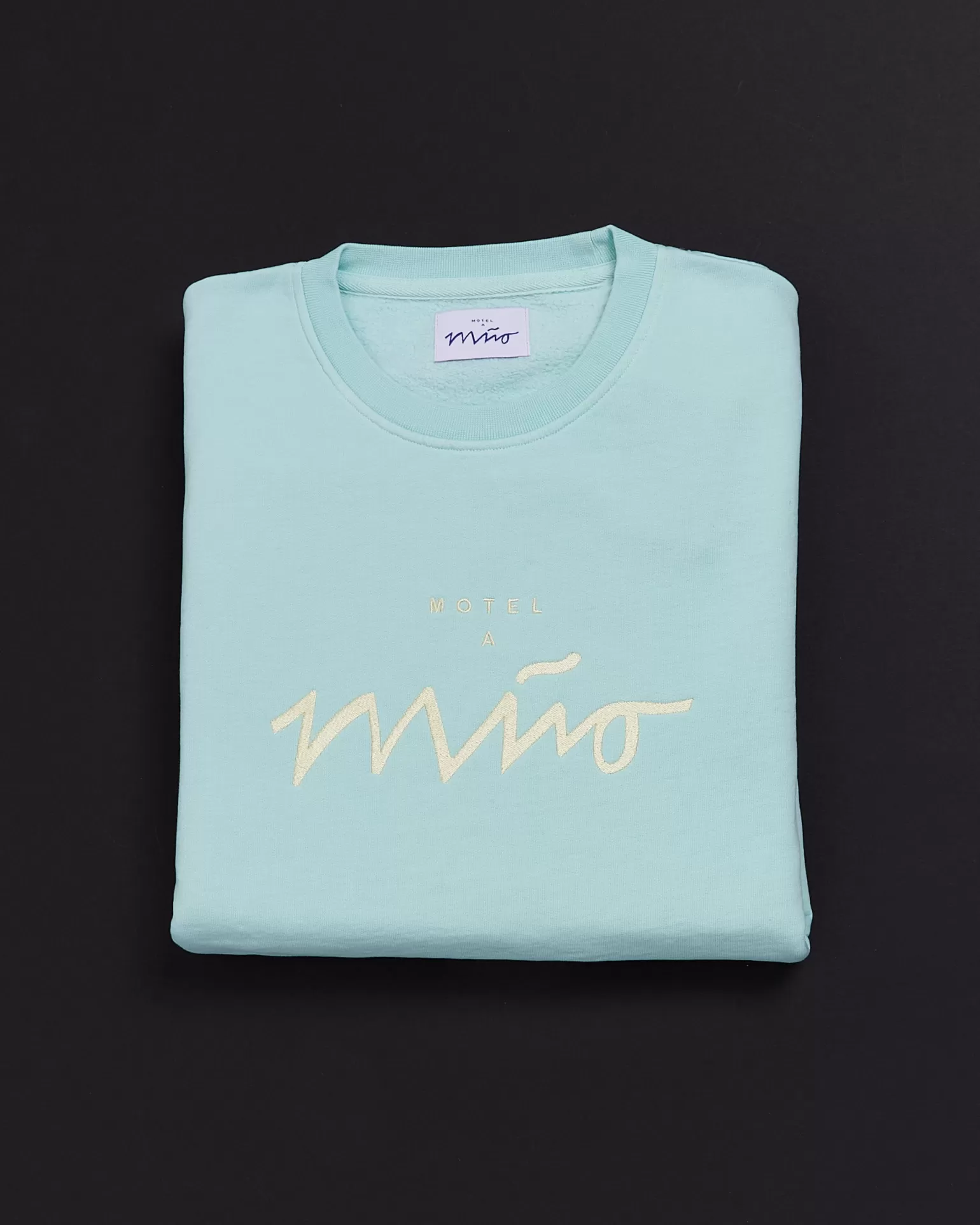 Outlet Motel a Miio Sweatshirt Women Aqua Yellow mint gelb