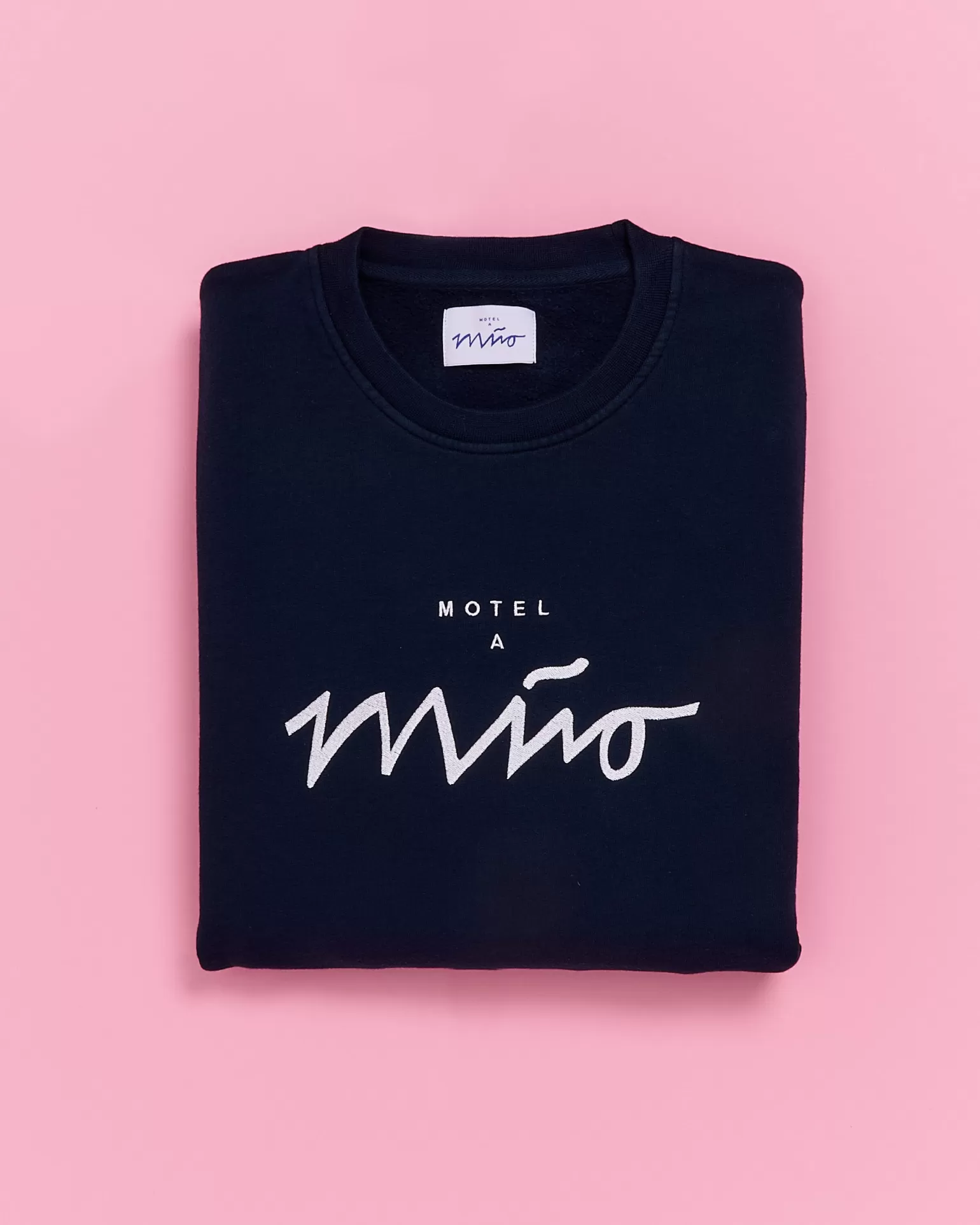 Fashion Motel a Miio Sweatshirt Women Navy White navy weiß